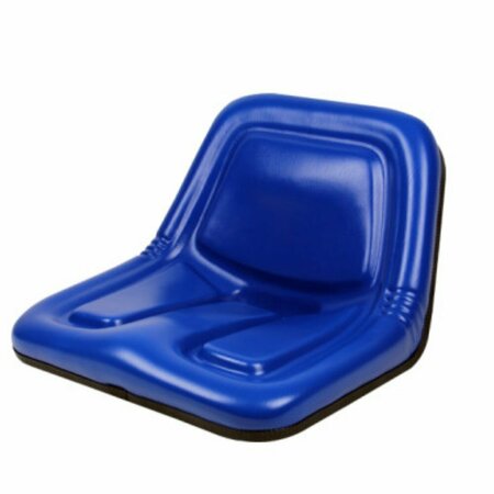 AFTERMARKET Blue Deluxe High-Back Steel Pan Seat SEQ90-0447